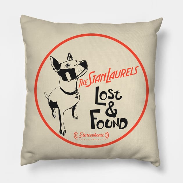 The Stan Laurels - Lost & Found Pillow by PlaidDesign