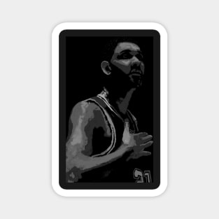 Tim Duncan San Antonio Sports Art Magnet