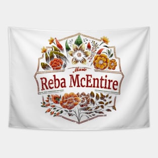 Reba McEntire Flower Vintage Tapestry