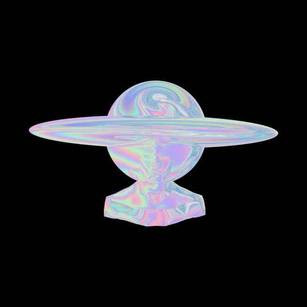 Gradient space galaxy Saturn holographic by nanaminhae