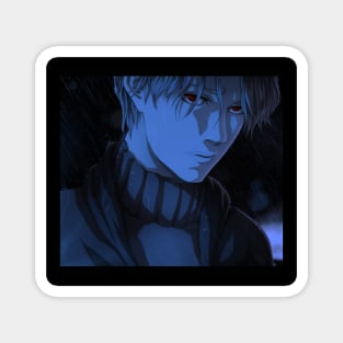 Johan Liebert – Monster by Naoki Urasawa (Blue) Magnet