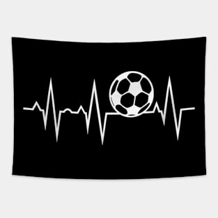 Soccer Heartbeat Tapestry