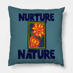 Nurture Nature Sunflower Days Pillow