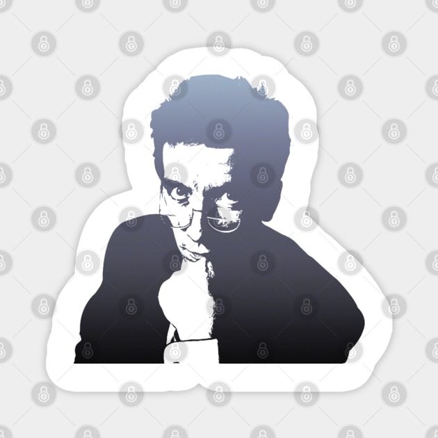 Elvis Costello /// Retro Design Magnet by NumbLinkin