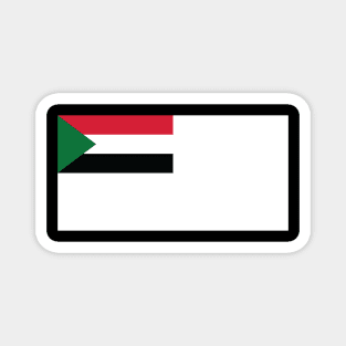 Naval Ensign of Sudan Magnet