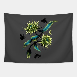 Queen of the Night - Teal Tapestry