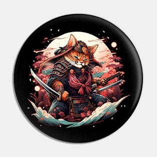 samurai ninja cat Pin