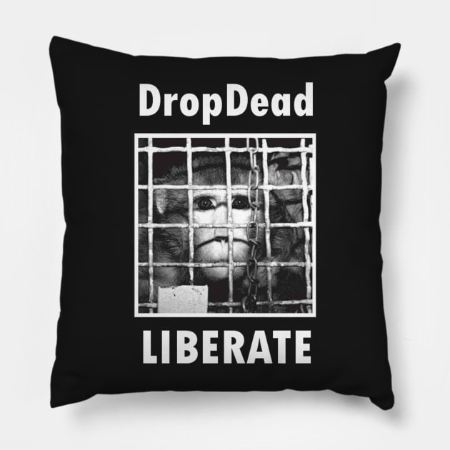 Dropdead - Liberate Pillow by ChatNoir01
