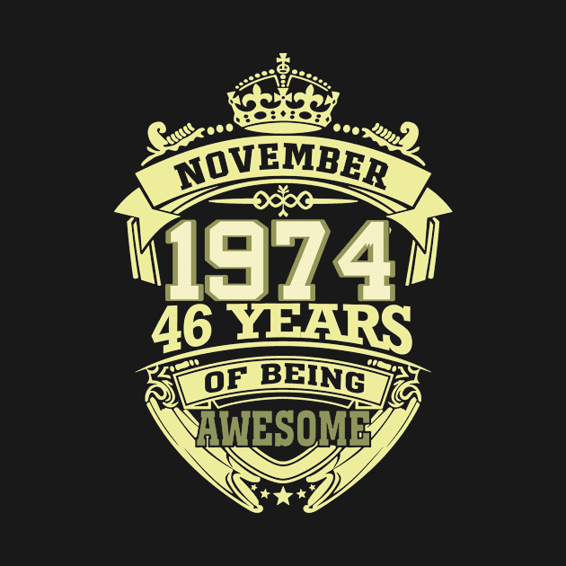 1974 NOVEMBER 46 years of being awesome by OmegaMarkusqp