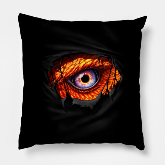 Phoenix Eye Pillow by chriskar