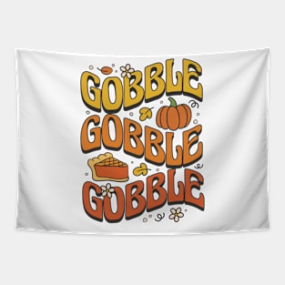 Thanksgiving Delight Typography Tapestry