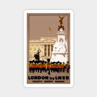 London by L.N.E.R - Vintage Travel Poster Magnet