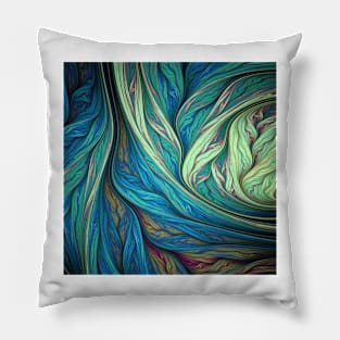 Tropical leaves Pillow