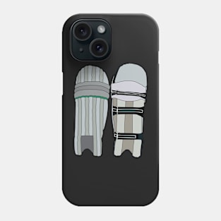 Cricket Batting Leg Guards Clipart Stickers Phone Case