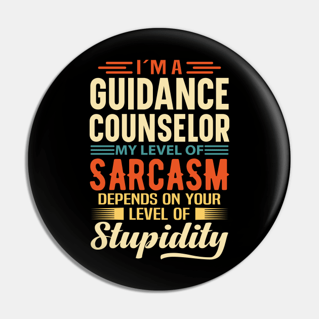 I'm A Guidance Counselor Pin by Stay Weird