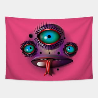 Purple Monster Tapestry