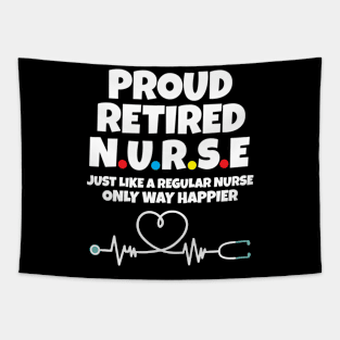 Proud Retired Nurse Tapestry