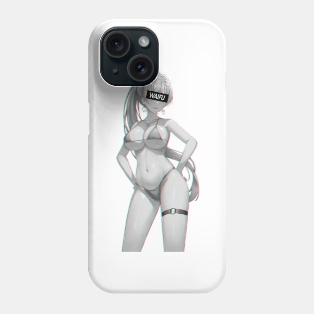 Cute Anime Girl Waifu Material Phone Case by HentaiK1ng