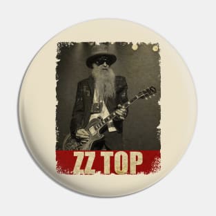 ZZ Top - New RETRO STYLE Pin