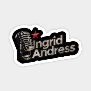 Ingrid Andress - Vintage Microphone Magnet