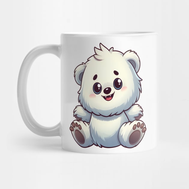 Cute Teddy Bear Beige Coffee Mug