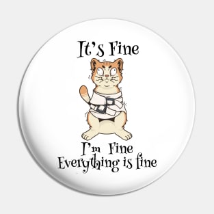 Paws-itively Perfect: Embracing Feline Funnies in a Fine and Fabulous Design Pin