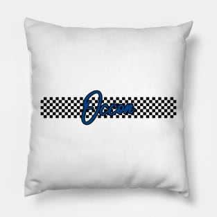 Race Flag Design - Esteban Ocon 2021 Pillow