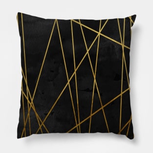 Golden Construct Pillow