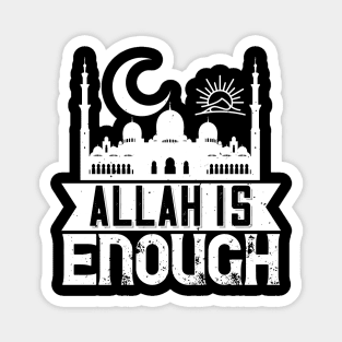 Allah is enough - Islamic Muslim Phrase Gift Magnet