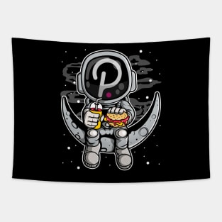 Astronaut Fastfood Polkadot DOT To The Moon Crypto Token Cryptocurrency Wallet Birthday Gift For Men Women Kids Tapestry