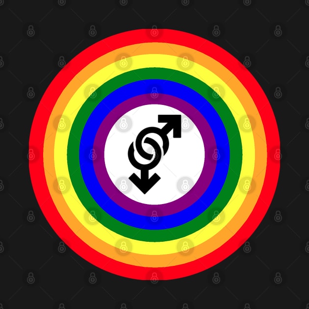 Gay Pride Shield by CaveofNerdom