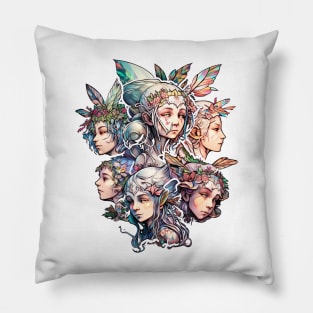 A Fanagle of Fairies Pillow