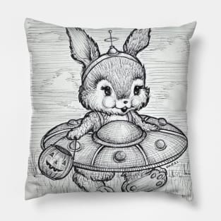 Space Bunny Pillow