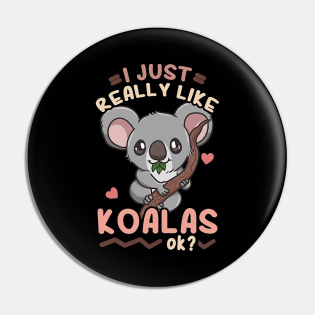 Koala Koala Bear Australia Kawaii Pin by CreativeGiftShop