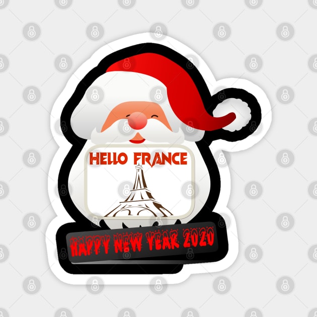 Hello france happy new year 2020 Magnet by TOPTshirt