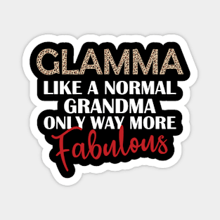 Fabulous Glamma Grandma Magnet