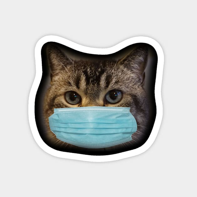 My wonderfull Cat's Mask T-shirt Magnet by FoolDesign