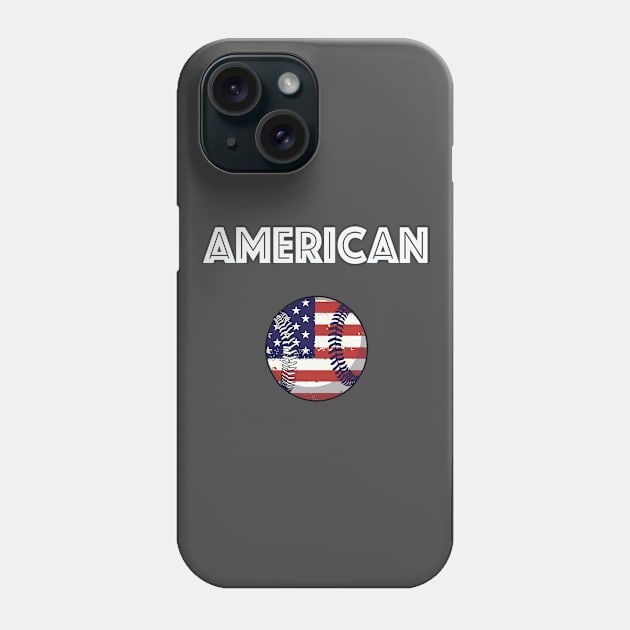 American Baseball Phone Case by And89Design