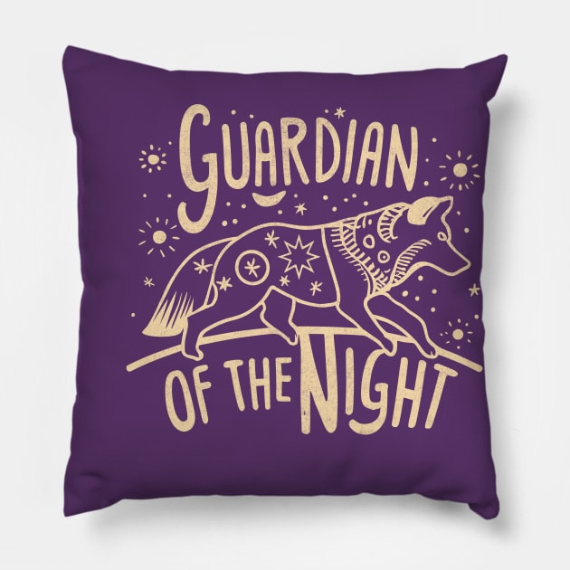 Guardian of the Night Pillow by Tees For UR DAY