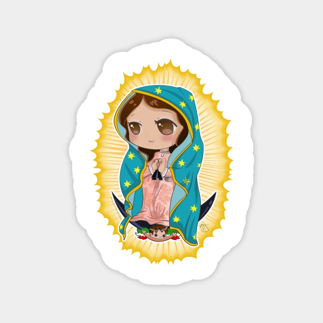 Our Lady Of Guadalupe - Chibi Magnet by Megasha