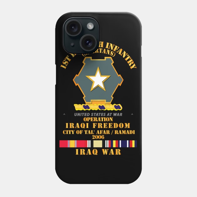 1st Bn 36th Infantry - Ramadi 2006 - SVC OIF Phone Case by twix123844