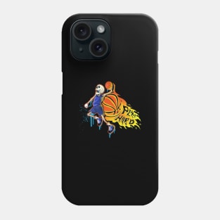 Play Hard Retro Slam Dunk Skull Basketball Phone Case