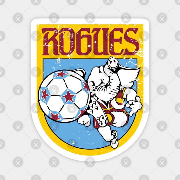 1978 Memphis Rogues Vintage Soccer Magnet by ryanjaycruz