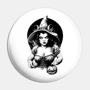 Halloween Witches Pin