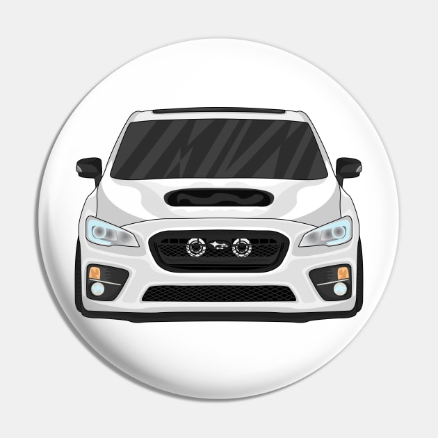 WRX WHITE Pin by VENZ0LIC