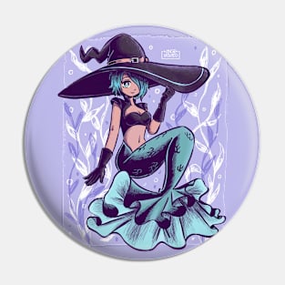 Little Mermaid Witch Pin