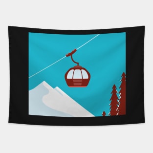 Winter landscape Tapestry