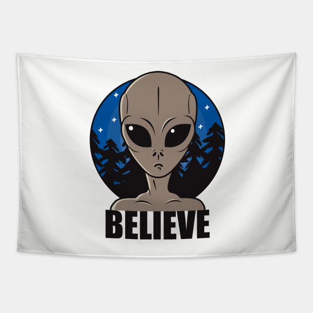 Believe Tapestry by roswellboutique