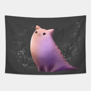 Pink cat Tapestry