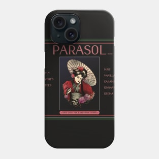 Parasol Coffee Vintage Coffee Label Phone Case